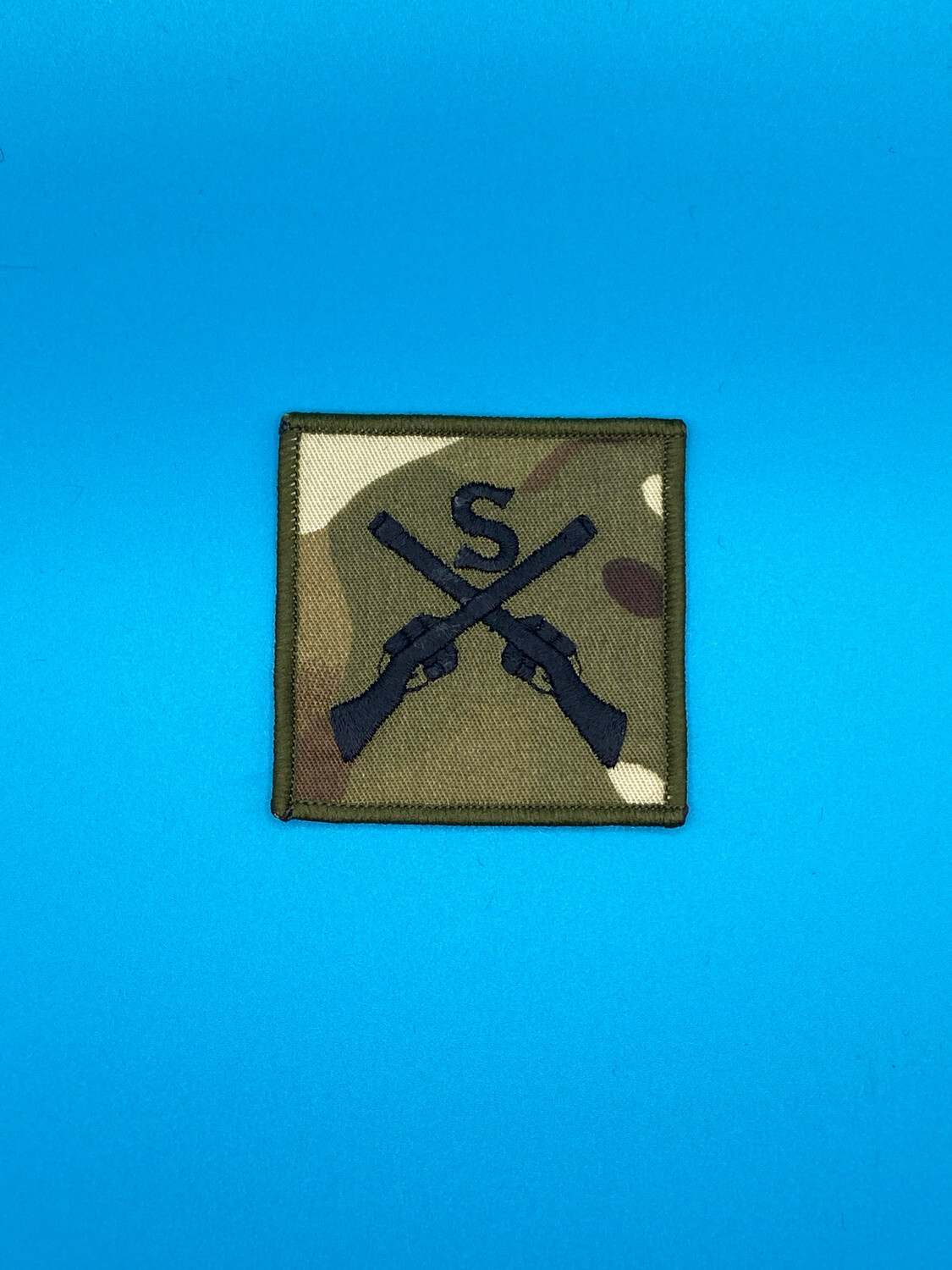 Army Sniper Badge - Black on MTP