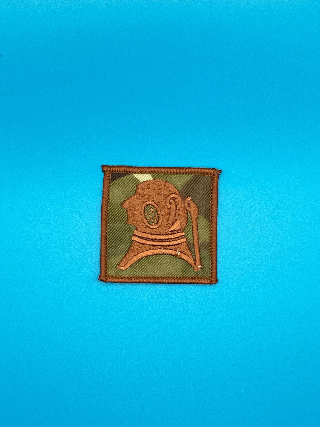 Royal Engineer Diver Badge - Bronze on MTP