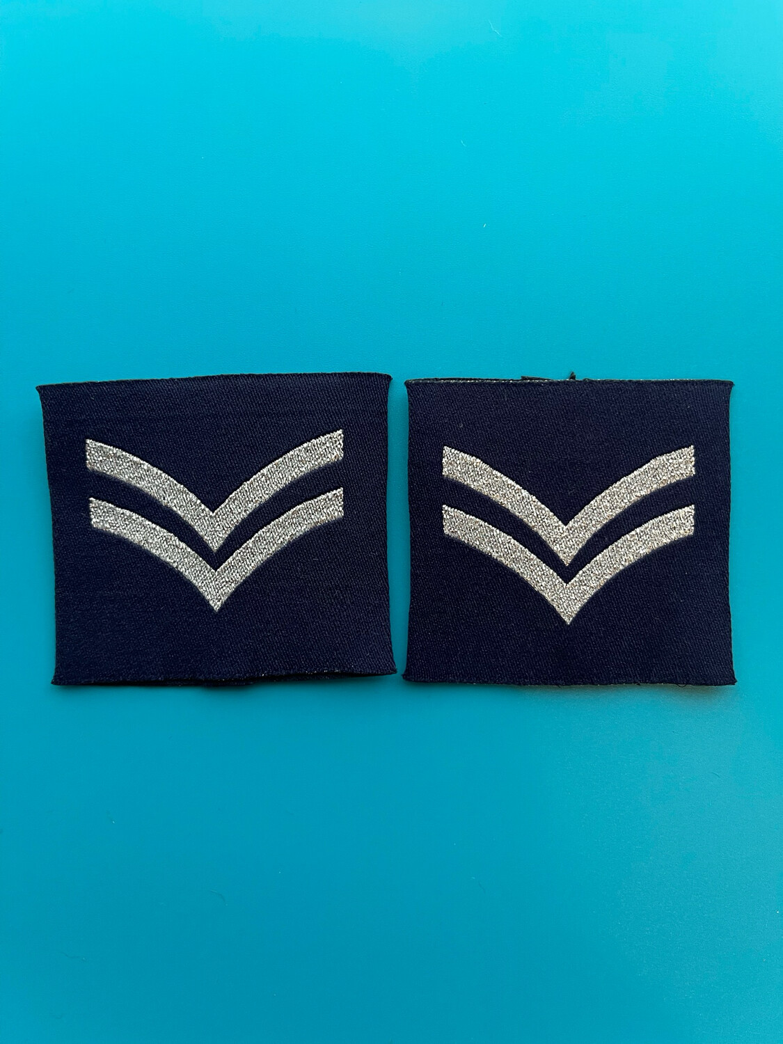 RAF Royal Air Force Corporal (Cpl) Rank Slides (Pair)