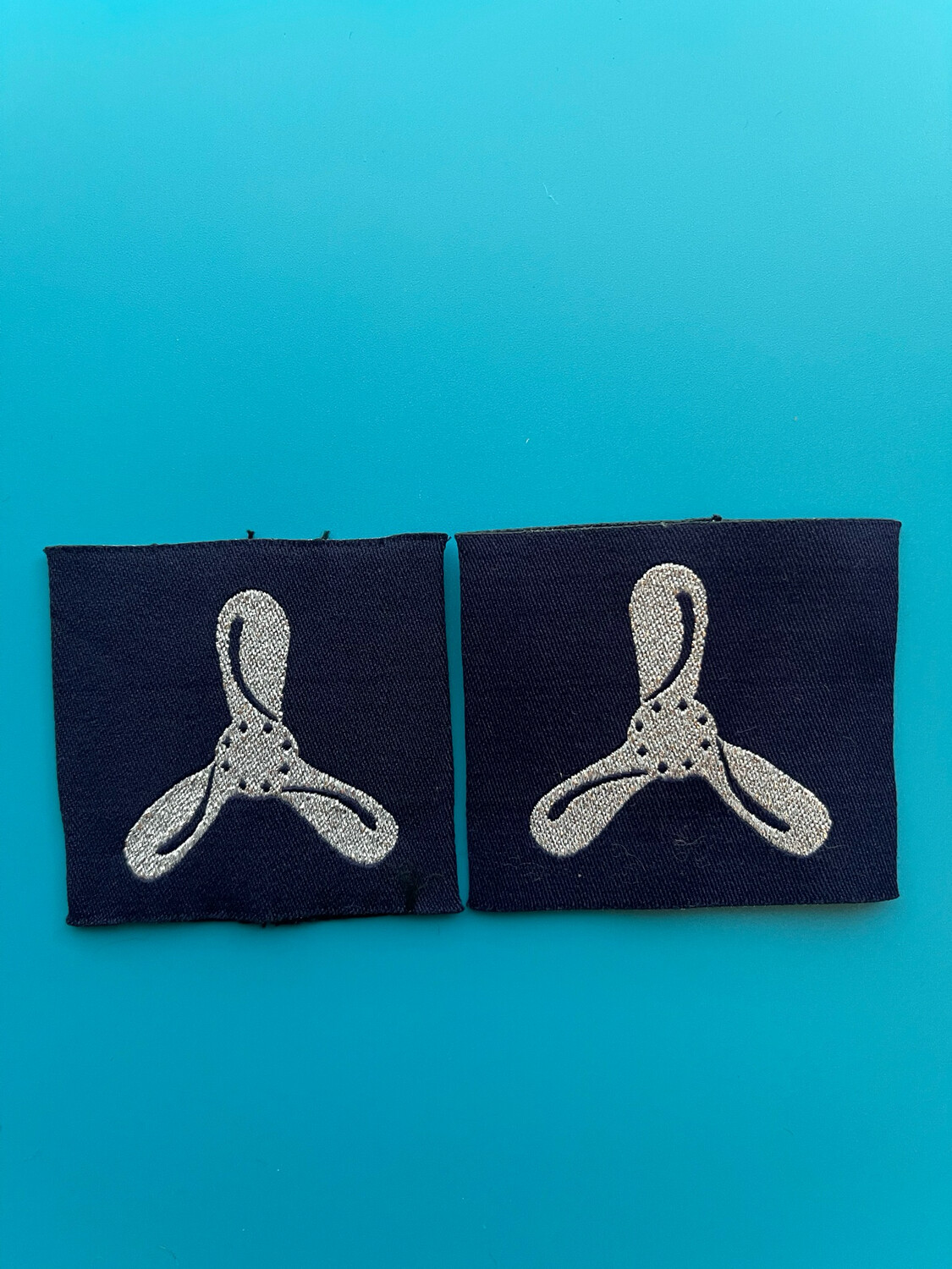 RAF Royal Air Force Air Specialist Class 1 (AS1) (SAC) Rank Slides (Pair)