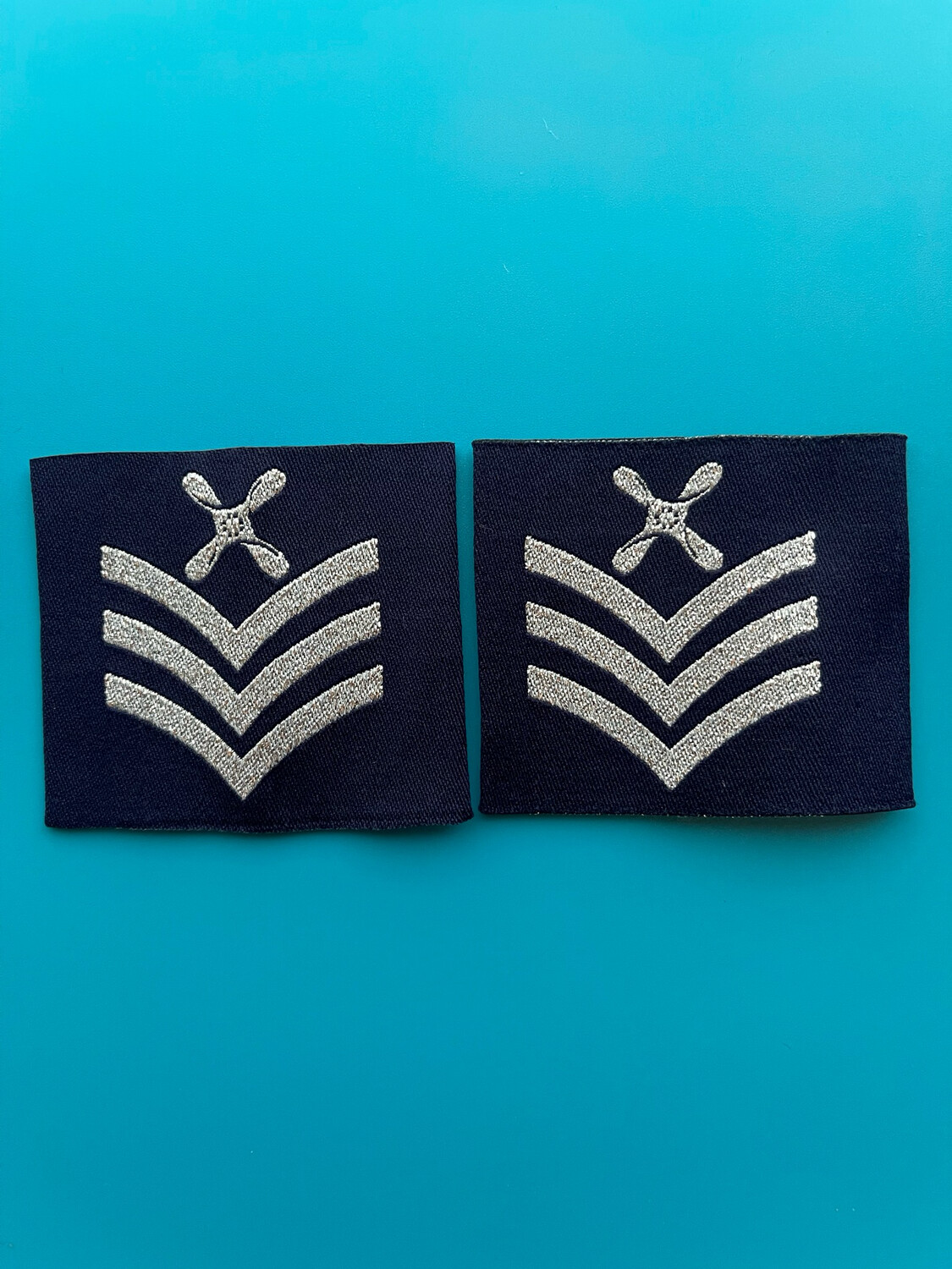 RAF Royal Air Force Chief Technician (Chf Tech) Rank Slides (Pair)
