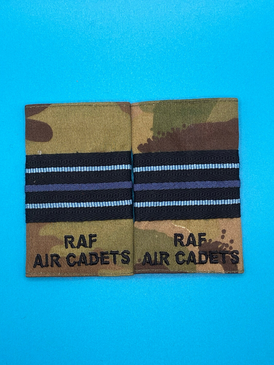 RAF Air Cadets - RAFAC - Flight Lieutenant MTP Rank Slides (Pair)