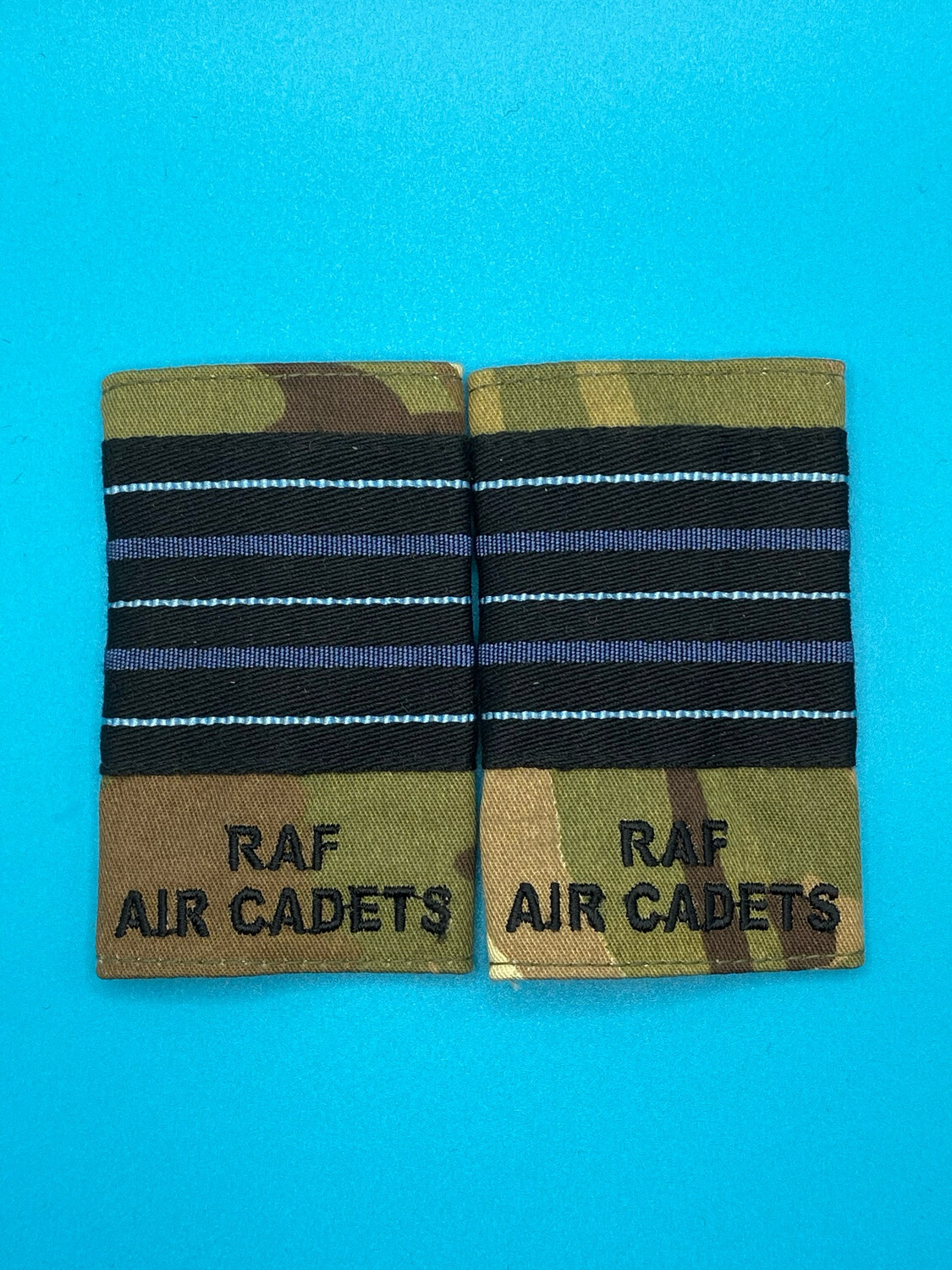 RAF Air Cadets - RAFAC - Wing Commander MTP Rank Slides (Pair)
