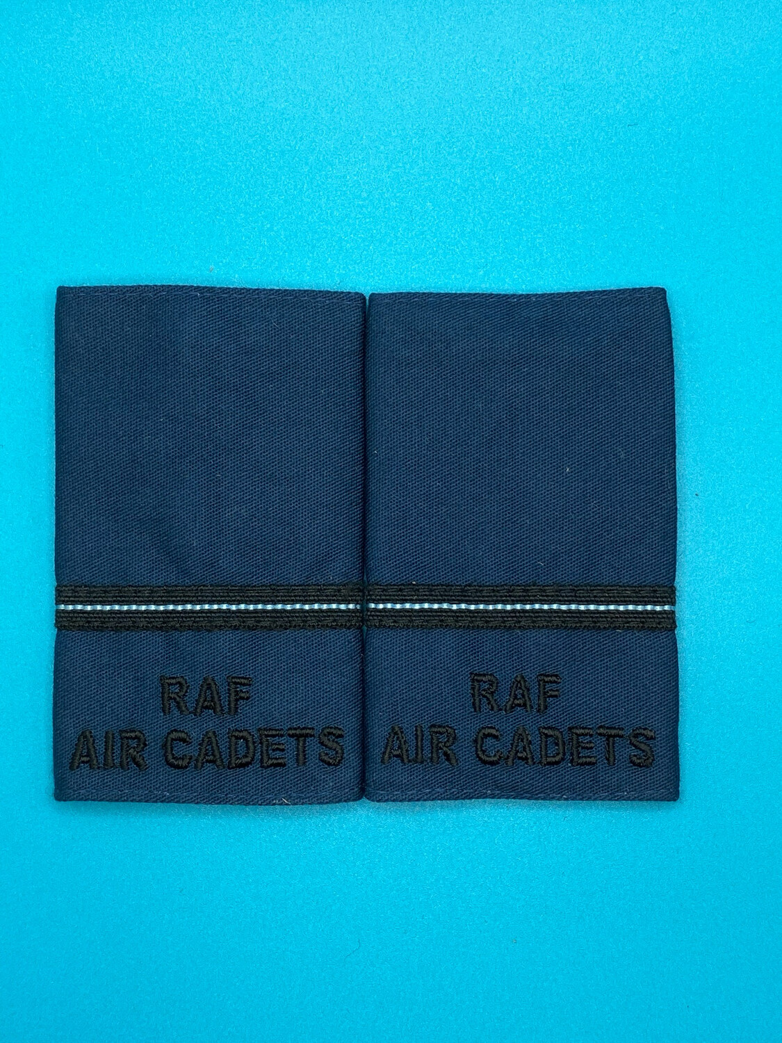 RAF Air Cadets - RAFAC - Pilot Officer Wet Weather Jacket Rank Slides (Pair)