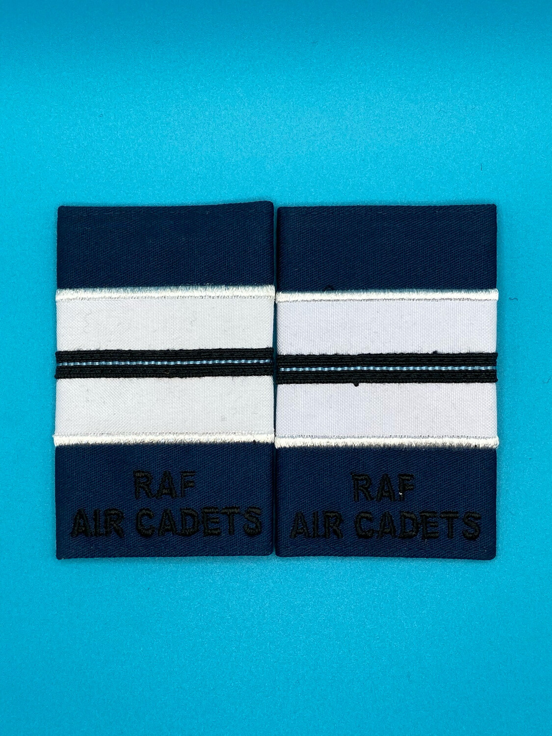 RAF Air Cadets - RAFAC - Probationary Pilot Officer Wet Weather Jacket Rank Slides (Pair)