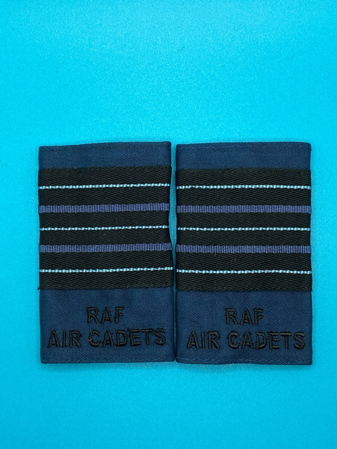 RAF Air Cadets - RAFAC - Wing Commander Wet Weather Jacket Rank Slides (Pair)