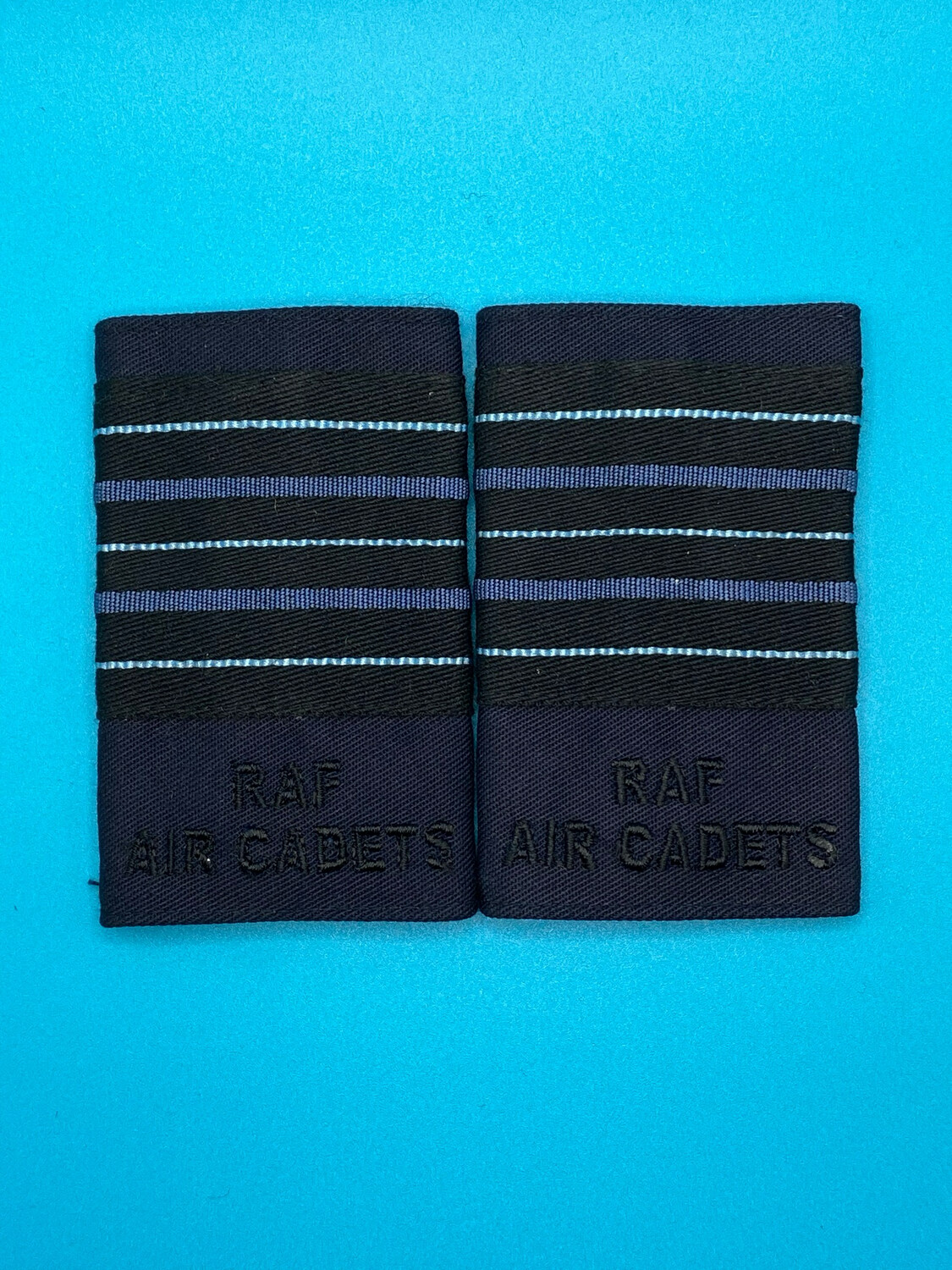 RAF Air Cadets - RAFAC - Wing Commander GP Jacket Rank Slides (Pair)