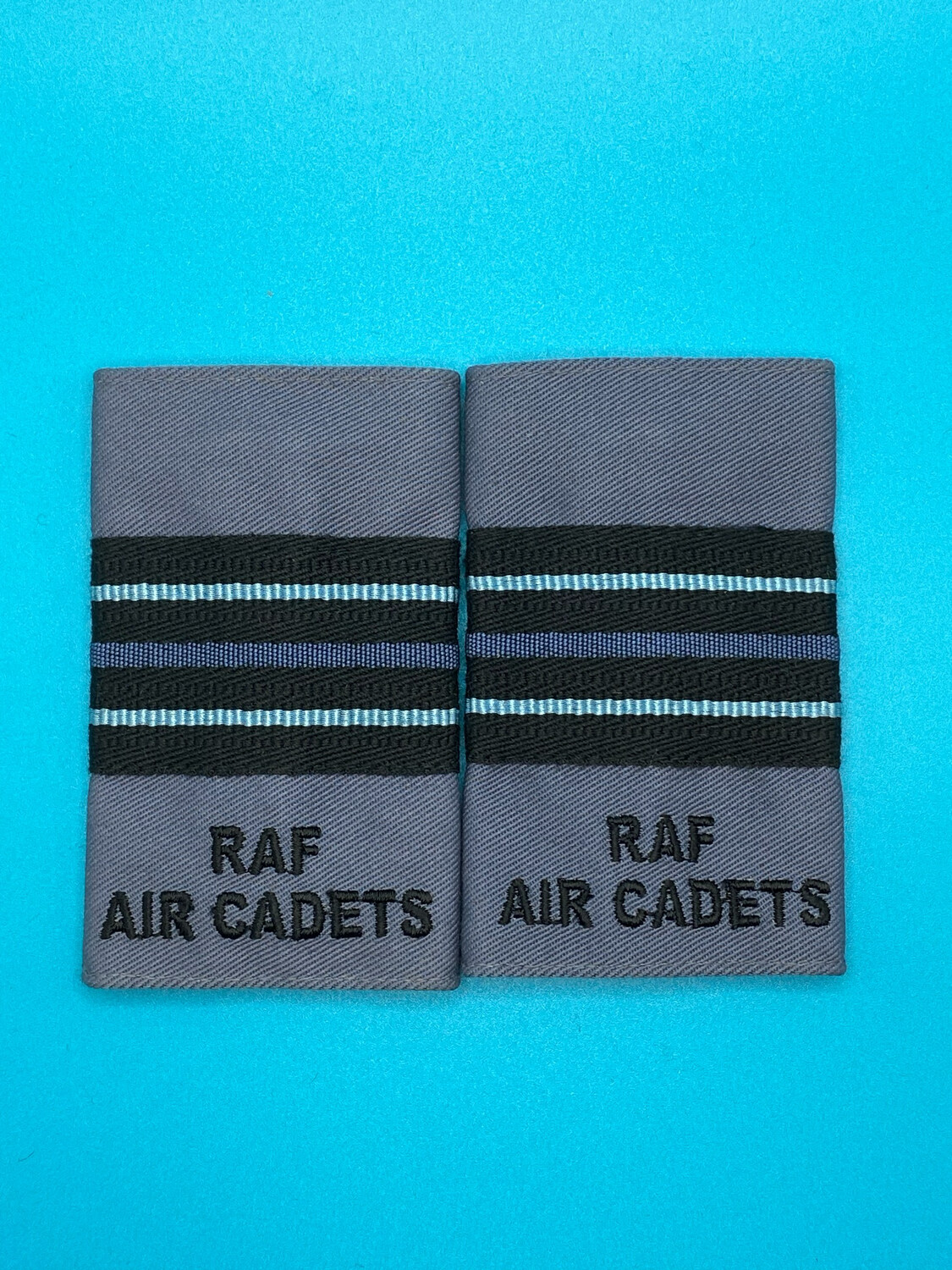 RAF Air Cadets - RAFAC - Flight Lieutenant Jumper Rank Slides (Pair)