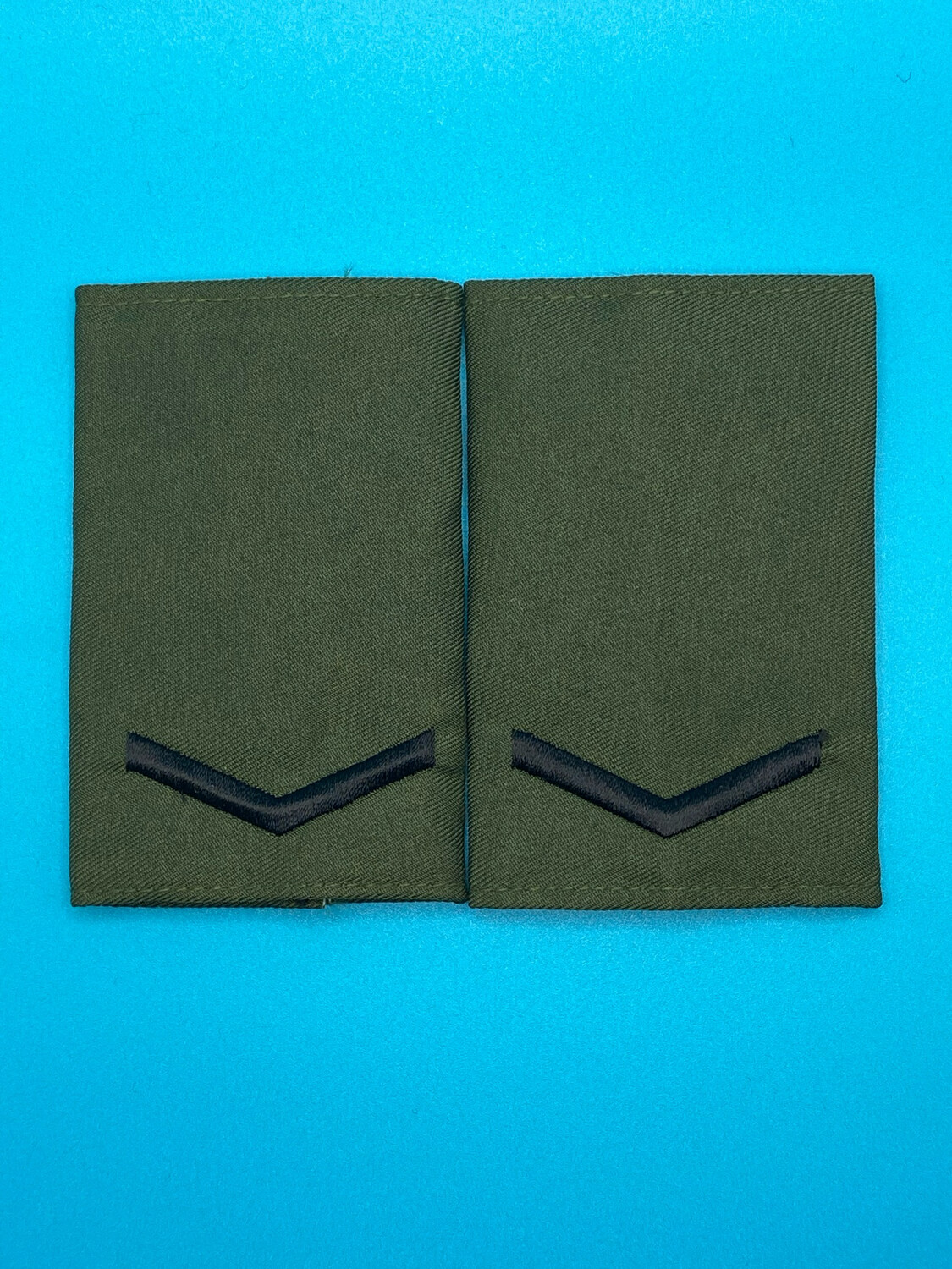 Pair: Royal Marine Rank Slides - CIIIR - Lance Corporal LCpl
