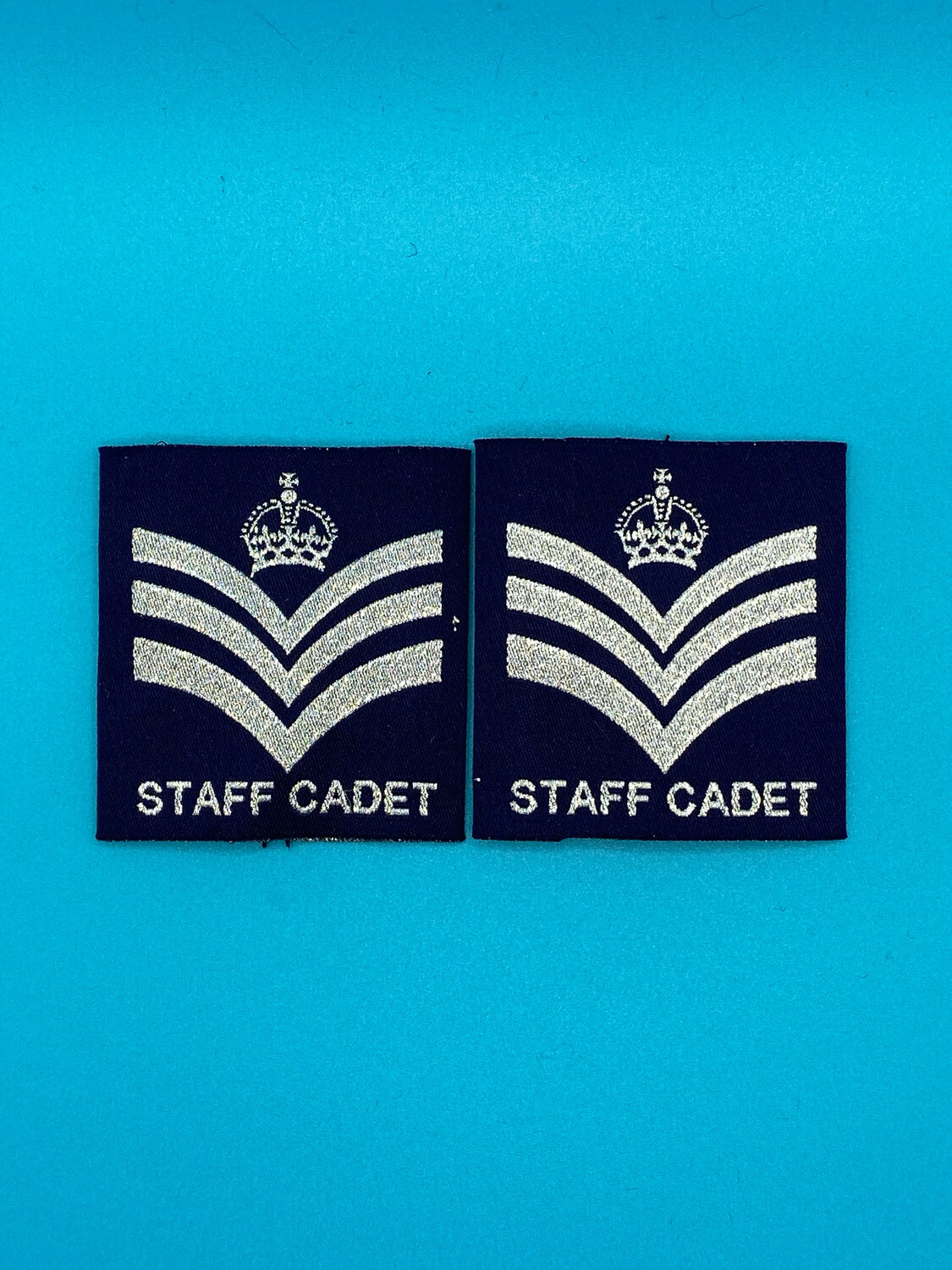 RAF Air Cadets - RAFAC - Staff Cadet Flight Sergeant (FS) Rank Slides (Pair) CIIIR C3R