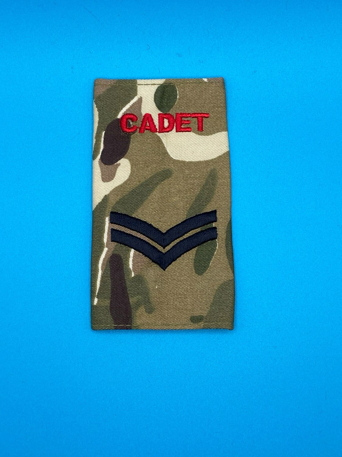 Army Cadet Force ACF - CADET Rank Slide (Single) - Corporal Cpl - MTP Black