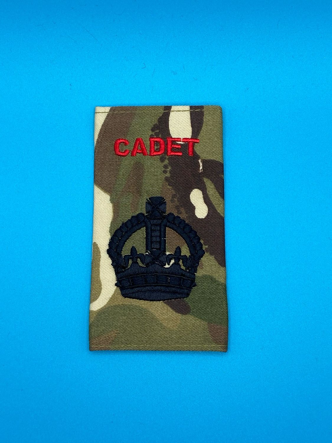 Army Cadet Force ACF - CADET Rank Slide (Single) - WO2 Sergeant Major - MTP Black