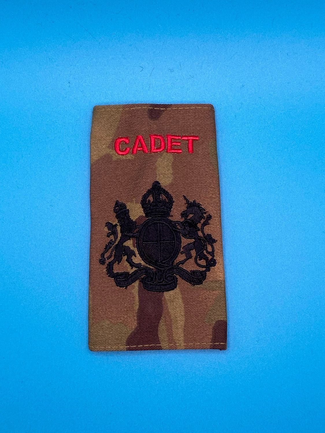 Army Cadet Force ACF - CADET Rank Slide (Single) - WO1 Regimental Sergeant Major - MTP Black