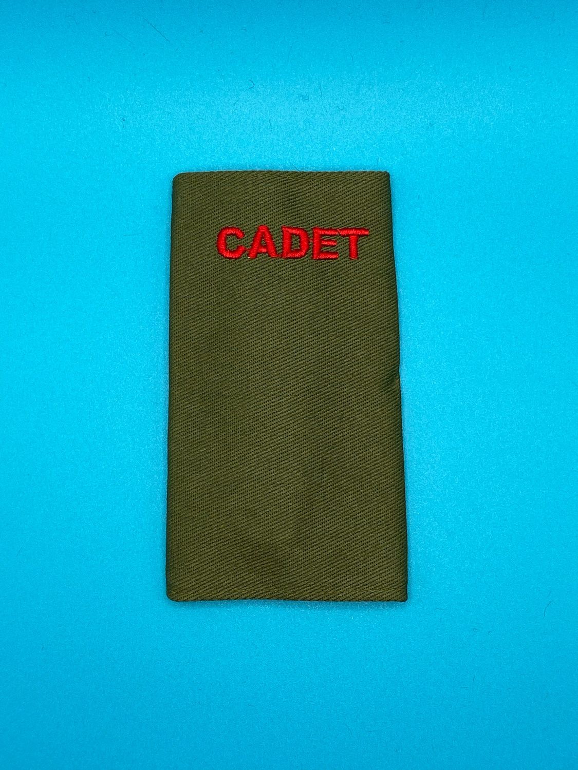 Army Cadet Force ACF - CADET Rank Slide (Single) - No Rank - Olive Green OG