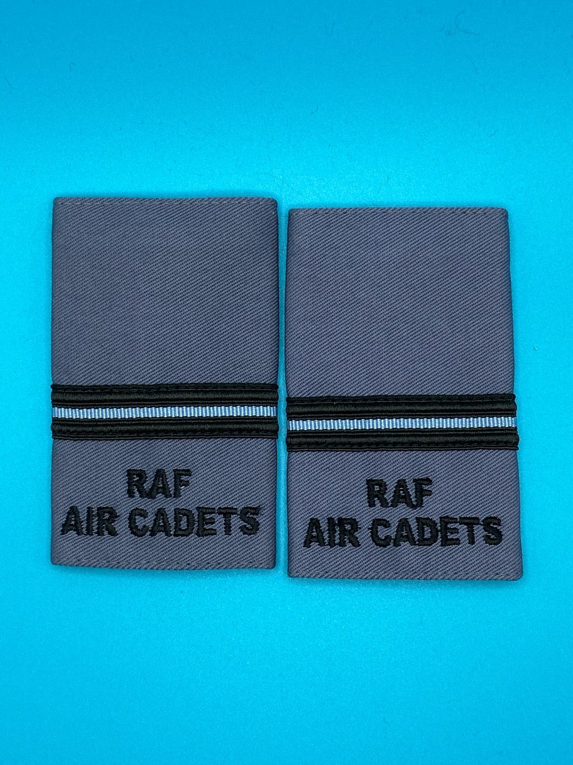 RAF Air Cadets - RAFAC - Flying Officer Jumper Rank Slides (Pair)