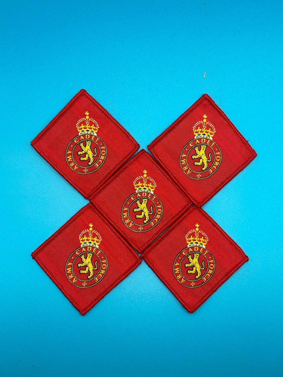 TRF Army Cadet Force ACF Adult Volunteer CFAV Red King Charles Crown CIIIR (multi pack of 5)