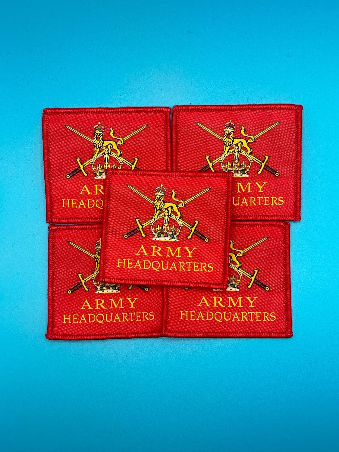 TRF Army Headquarters Army HQ King Charles Crown CIIIR (multi pack of 5)