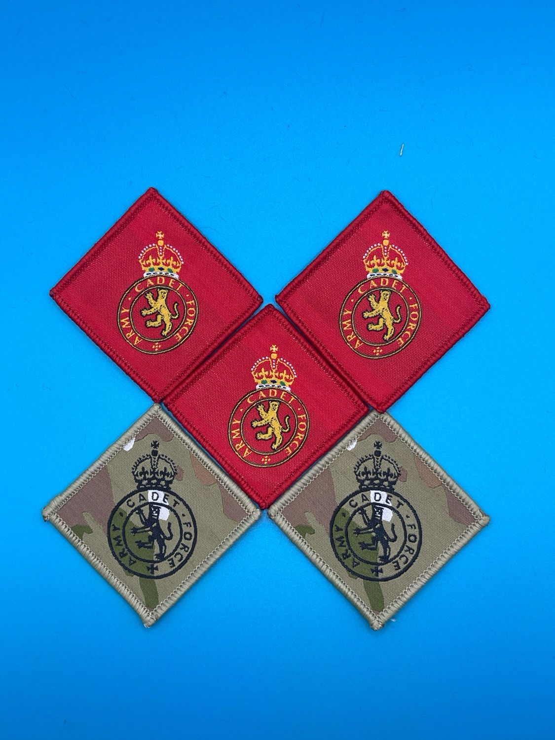 TRF Army Cadet Force ACF Adult Volunteer CFAV Red King Charles Crown CIIIR (multi pack of 5)