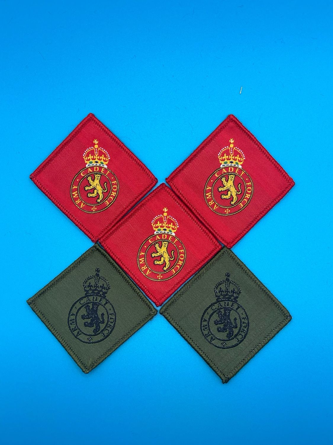 TRF Army Cadet Force ACF Adult Volunteer CFAV Red King Charles Crown CIIIR (multi pack of 5)