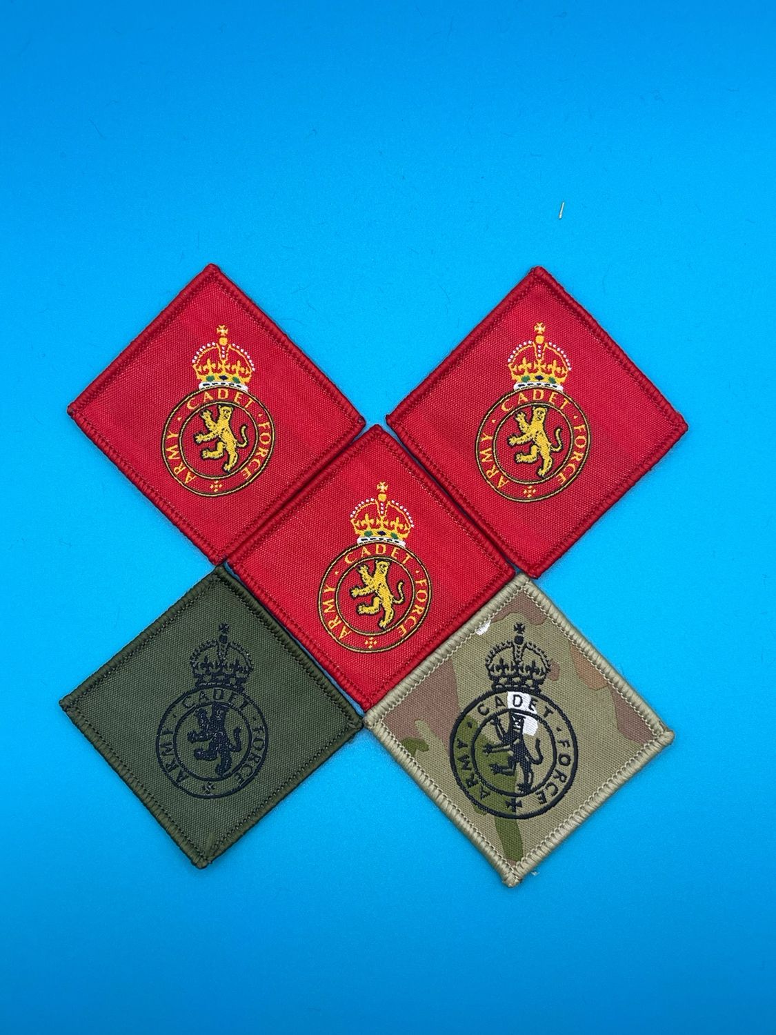TRF Army Cadet Force ACF Adult Volunteer CFAV Red King Charles Crown CIIIR (multi pack of 5)