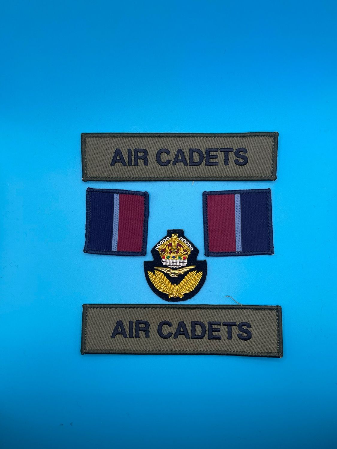 RAF Air Cadets - RAFAC - Officer Starter Pack - Cap Bage, TRFs, Tags