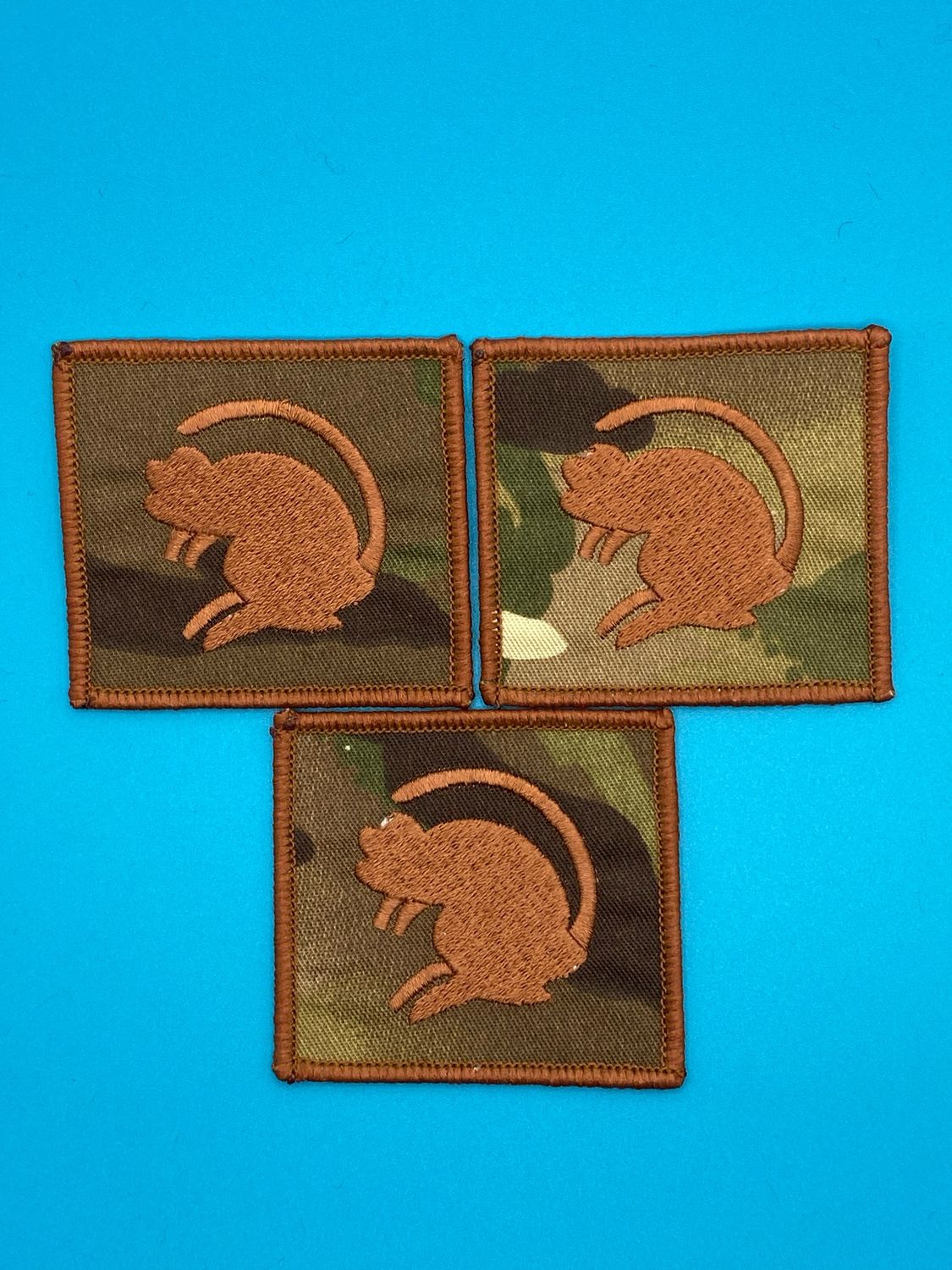 4 Infantry Brigade Combat Team Flash - Bronze on MTP Pack of 3