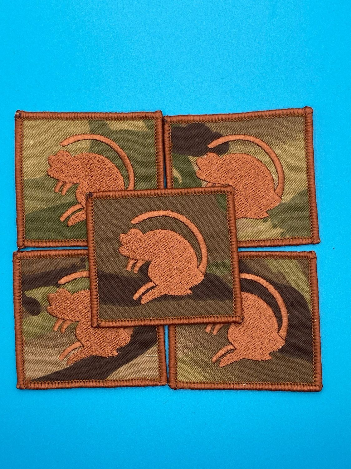 4 Infantry Brigade Combat Team Flash - Bronze on MTP Pack of 5
