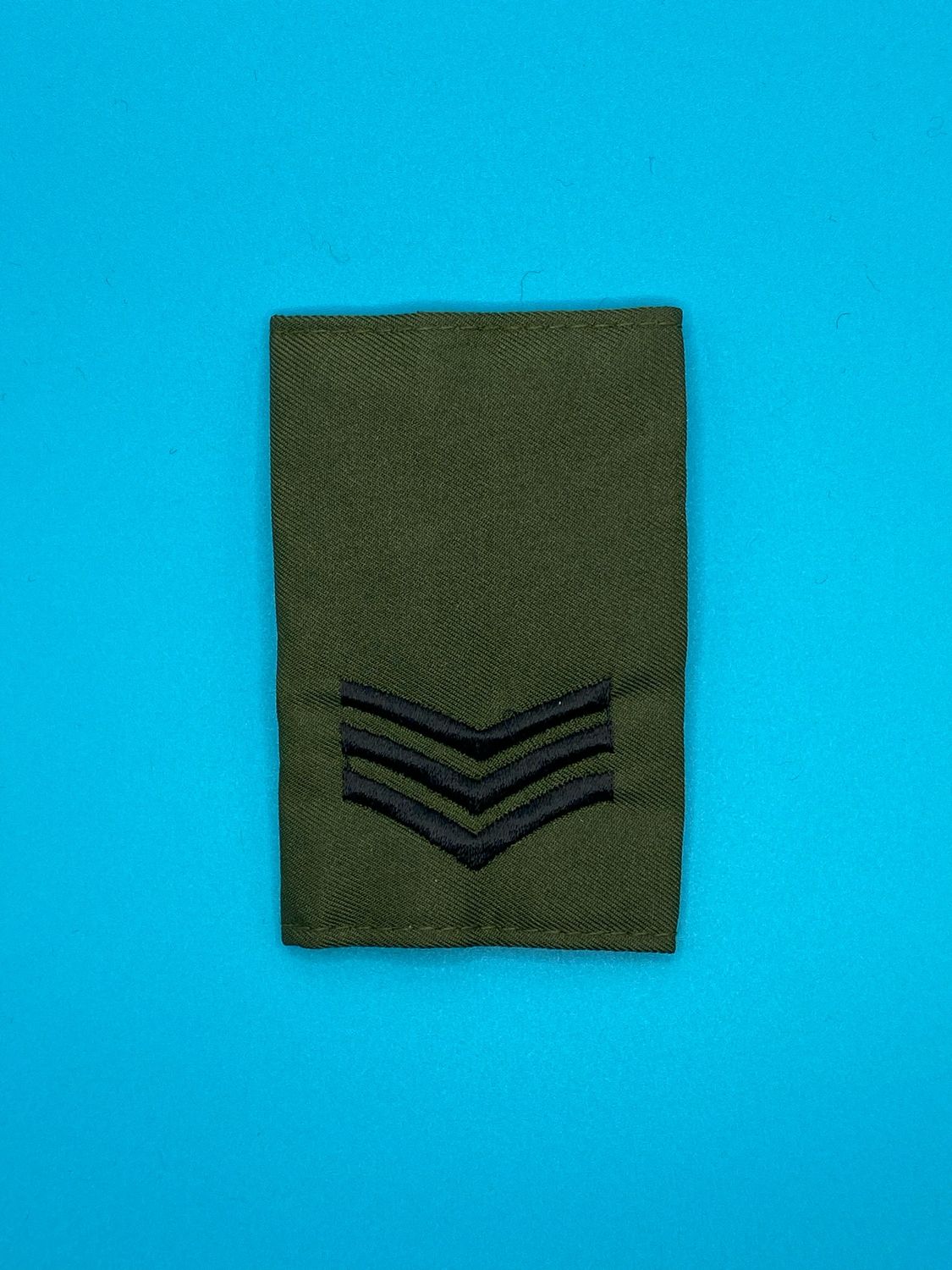 OG Olive Green Rank Slide - Sergeant - Black Embroidery Sgt