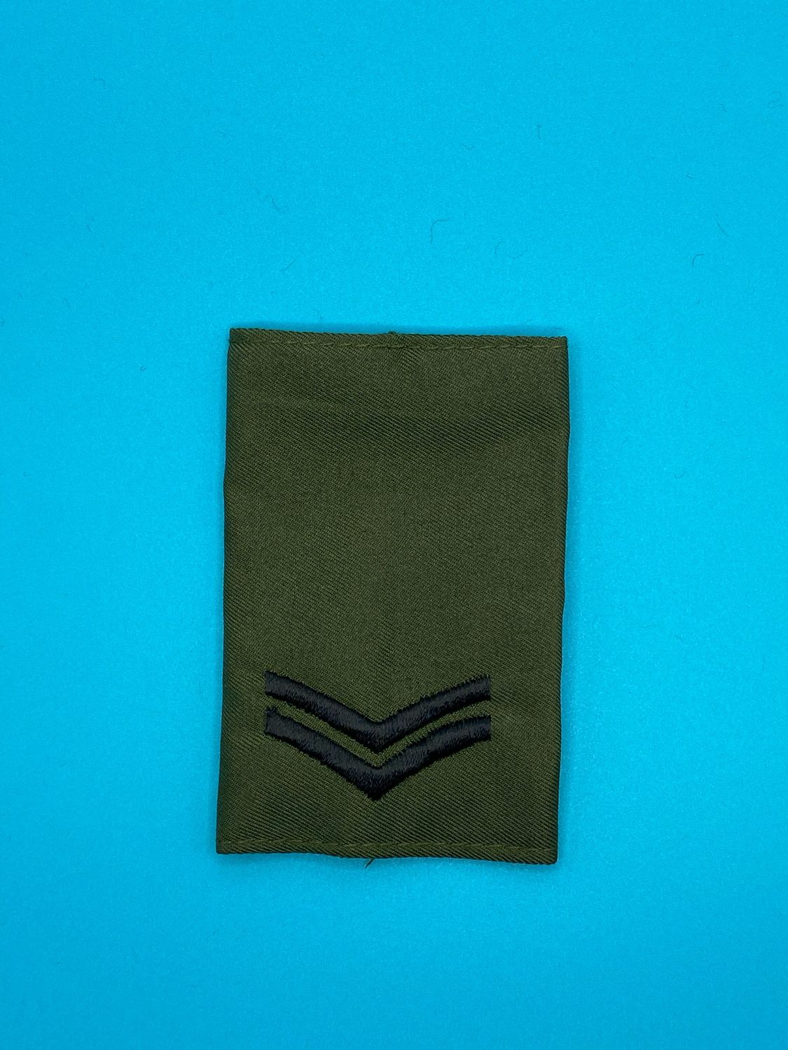 OG Olive Green Rank Slide - Corporal - Black Embroidery Cpl