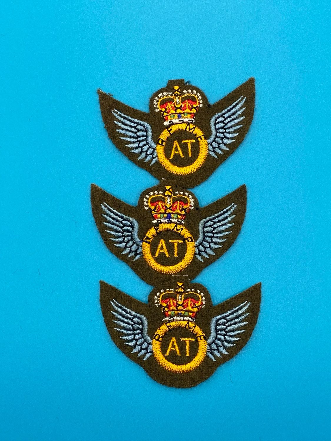 REME AT Wings Royal Electrical and Mechanical Engineers Aircraft Technician Wings Pack of 3