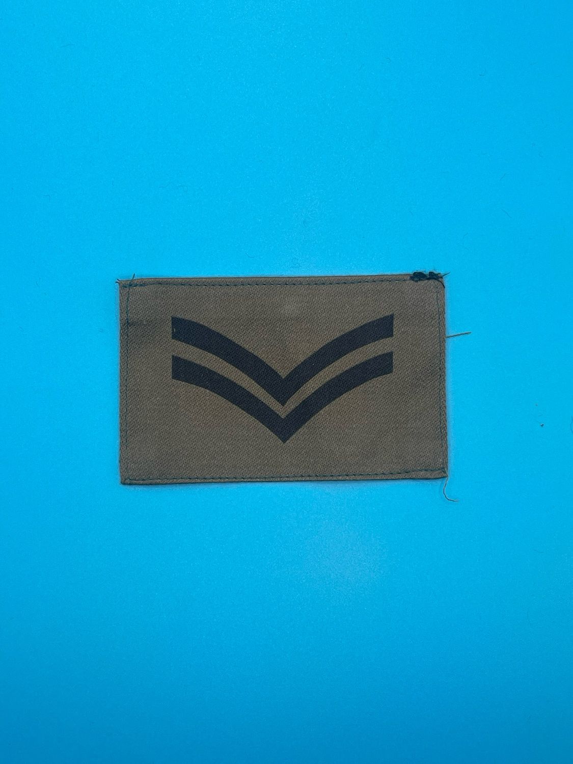 Corporal Olive Green Rank Patch Cpl OG Printed