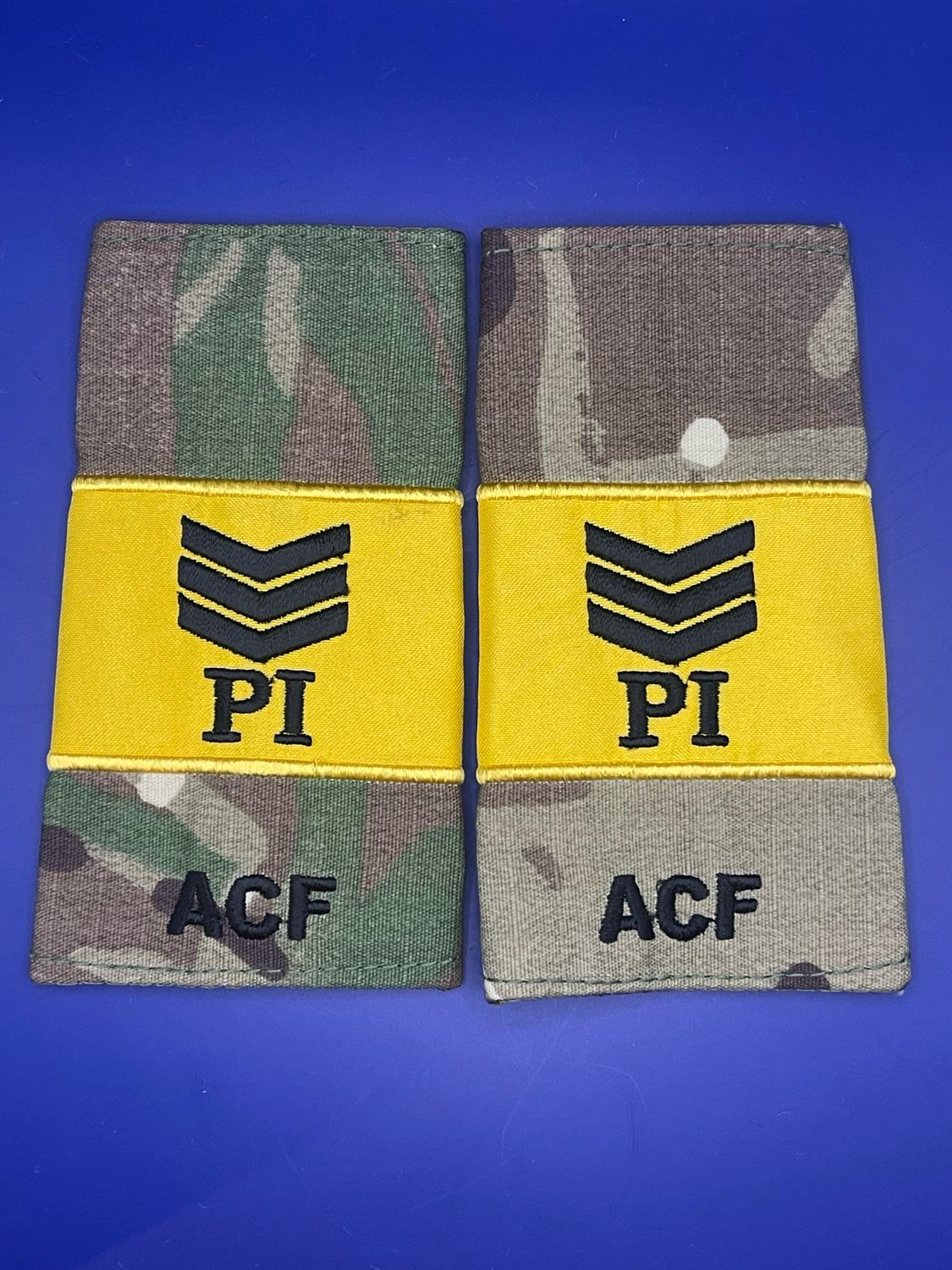 CIIIR MTP ACF Rank Slides - Probationary Instructor Sergeant PI Yellow