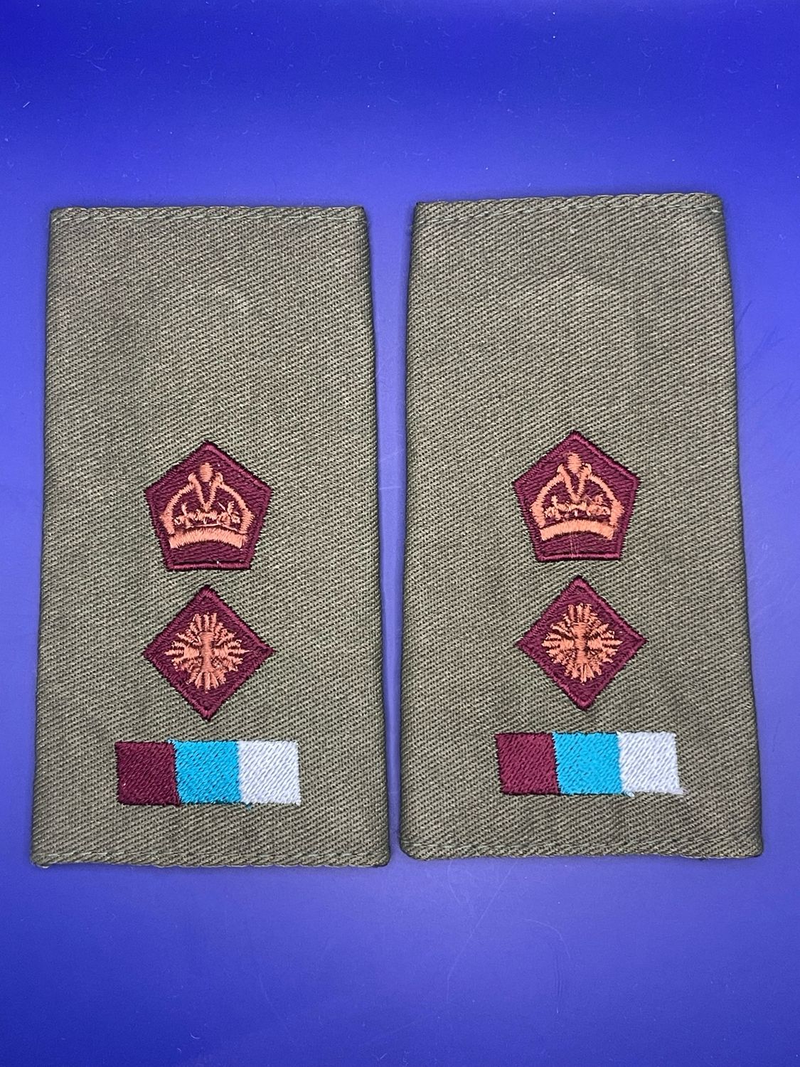 Royal Army Medical Service OG Lieutenant Colonel Lt Col Rank Slides RAMS New Medic