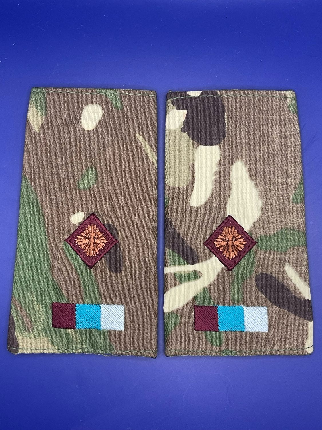 Royal Army Medical Service MTP Second Lieutenant 2Lt Rank Slides RAMS New Medic