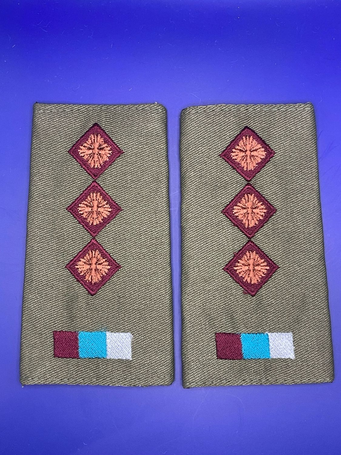 Royal Army Medical Service OG Captain Capt Rank Slides RAMS New Medic