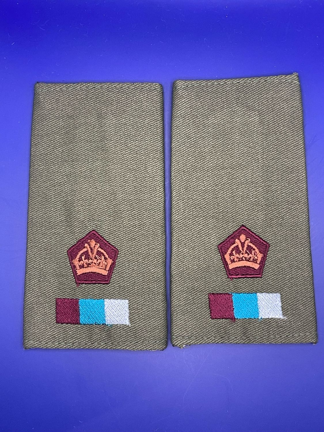 Royal Army Medical Service OG Major Maj Rank Slides RAMS New Medic