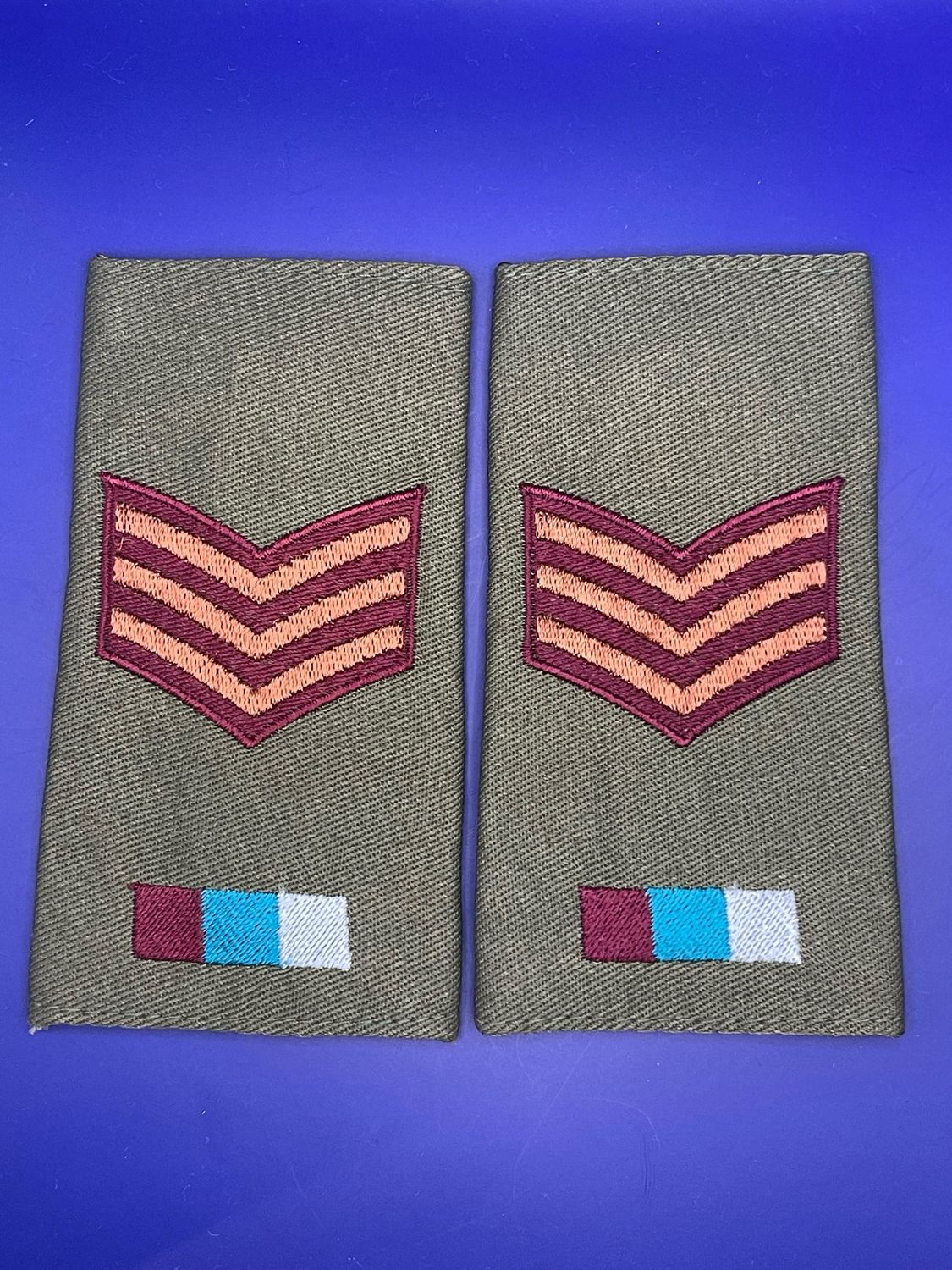 Royal Army Medical Service OG Sergeant Sgt Rank Slides RAMS New Medic