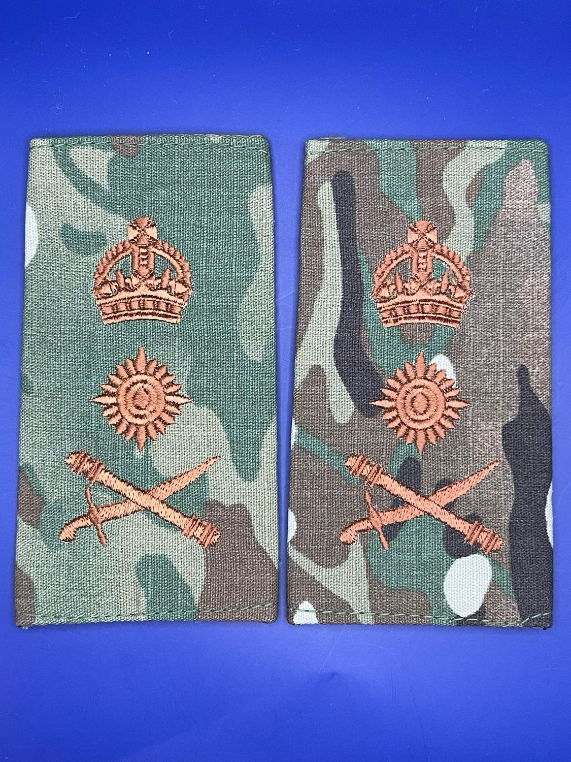 CIIIR MTP Rank Slides - General Gen - Bronze Embroidery (4*)