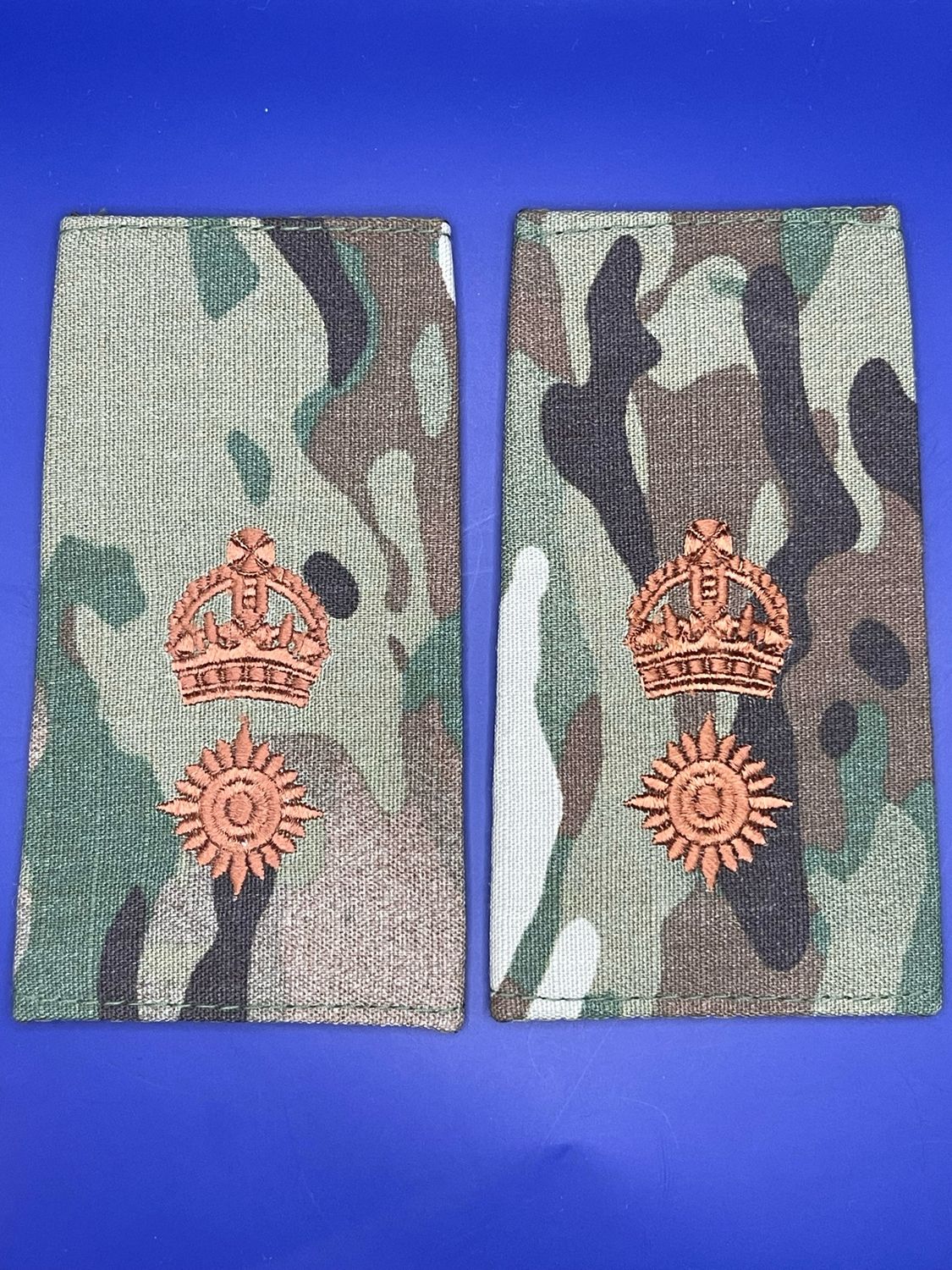 CIIIR MTP Rank Slides - Lieutenant Colonel LtCol - Bronze Embroidery