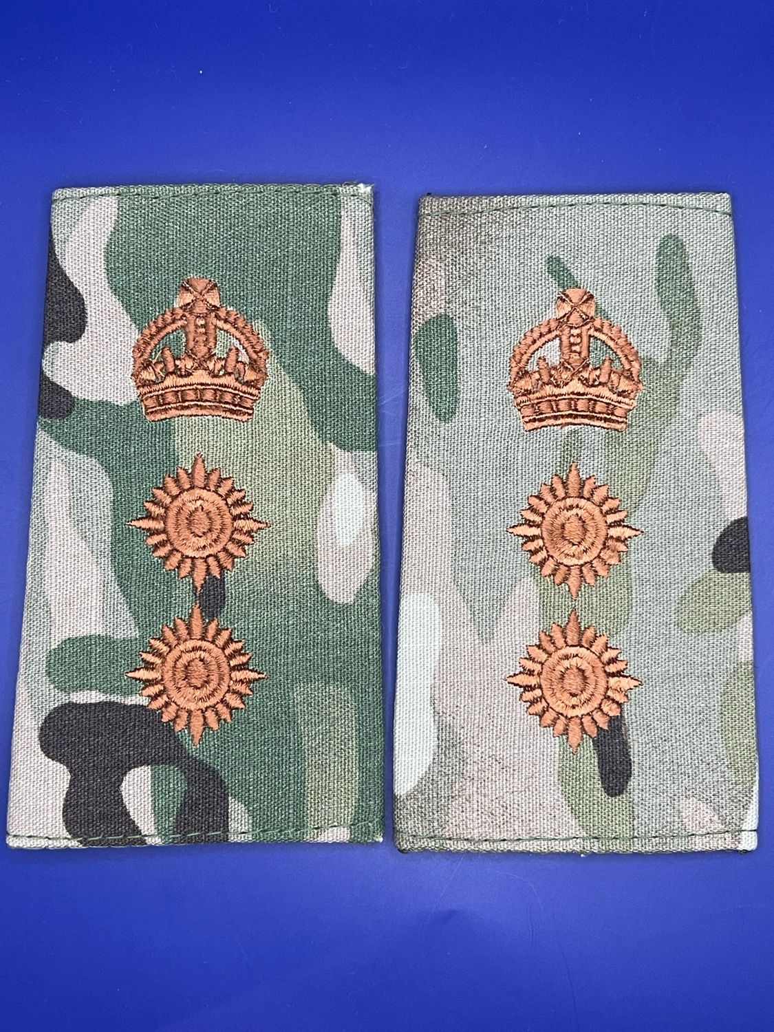 CIIIR MTP Rank Slides - Colonel Col - Bronze Embroidery