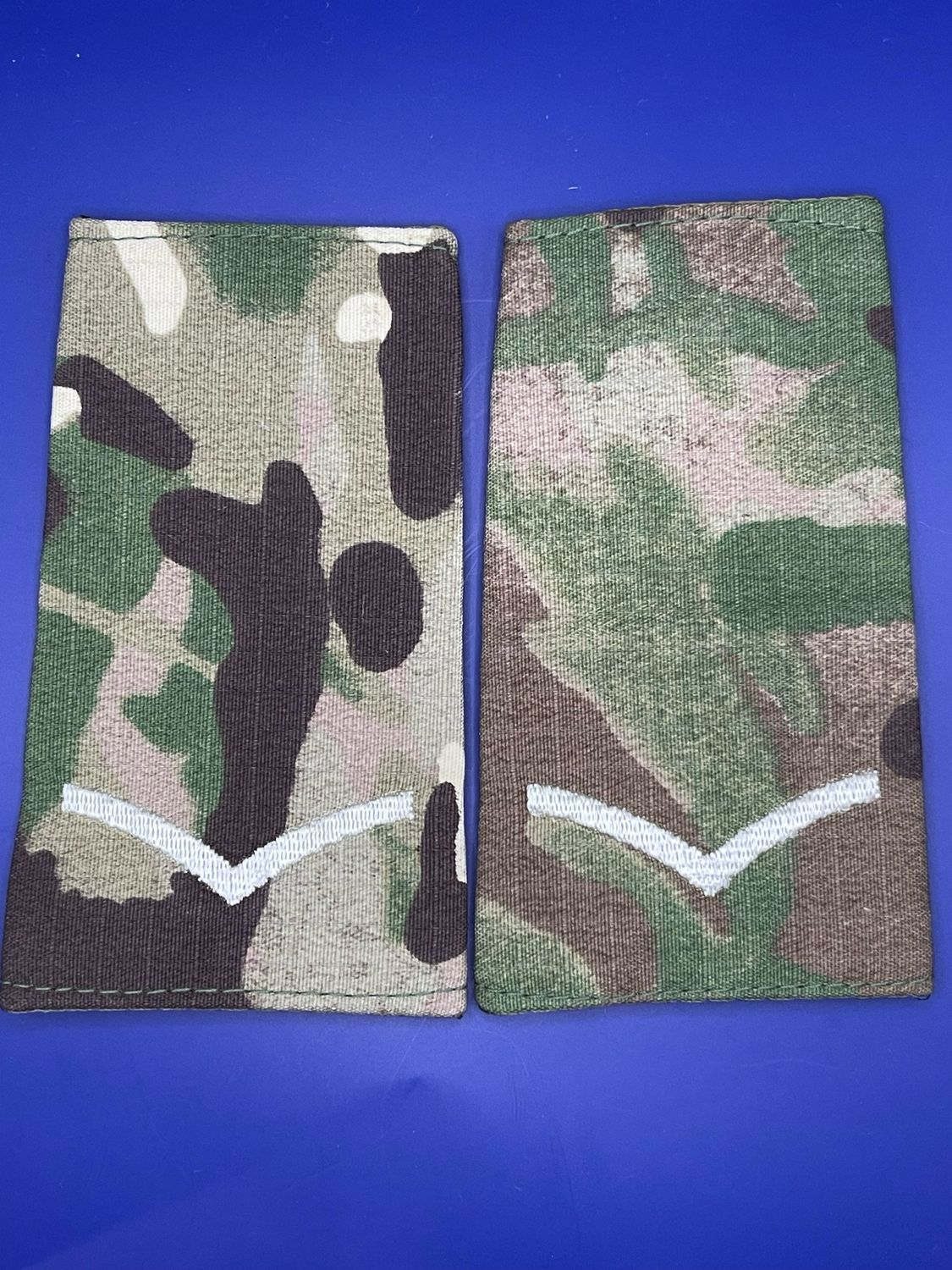CIIIR MTP Rank Slides - Lance Corporal LCpl - Ivory Embroidery