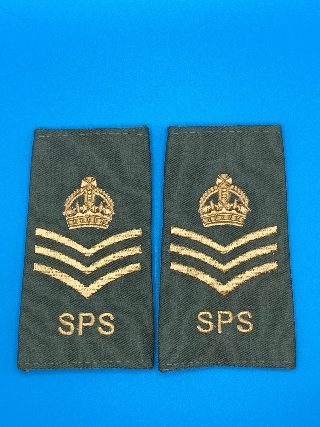 CIIIR Olive Green Rank Slides - AGC SPS - Staff Personnel Support SSgt Staff Sergeant
