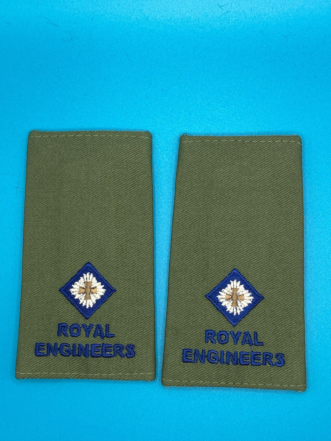CIIIR OG Rank Slides - RE Royal Engineers Sapper - 2Lt Second Lieutenant