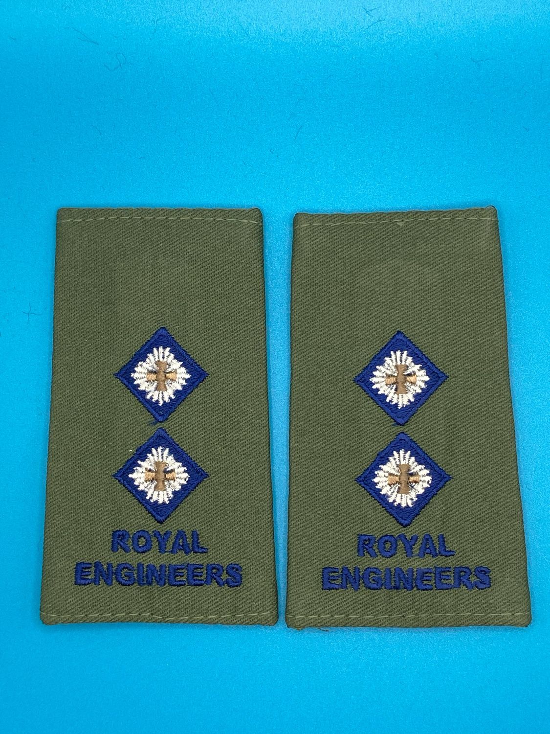 CIIIR OG Rank Slides - RE Royal Engineers Sapper - Lt Lieutenant