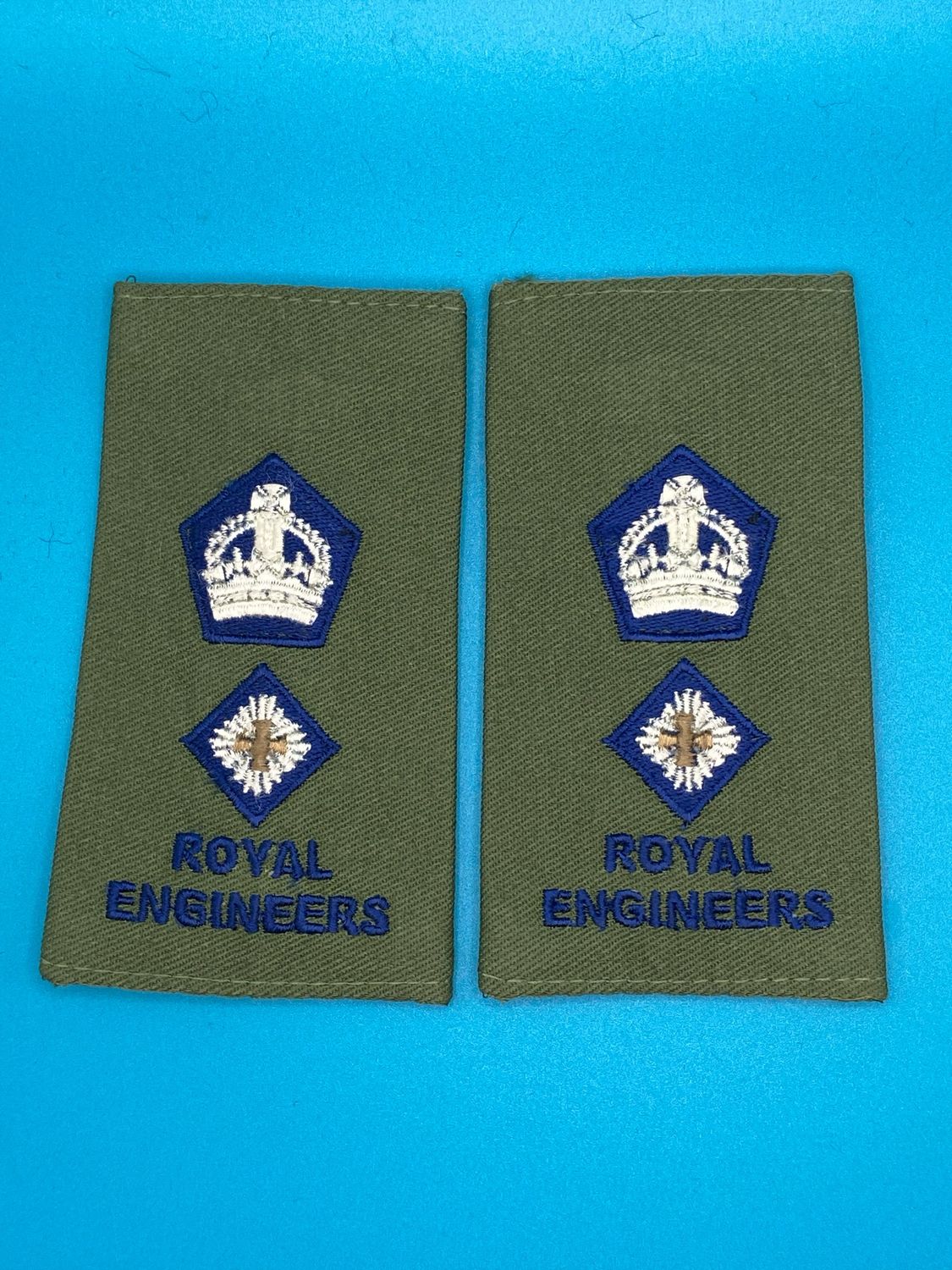 CIIIR OG Rank Slides - RE Royal Engineers Sapper - Lt Col Lieutenant Colonel