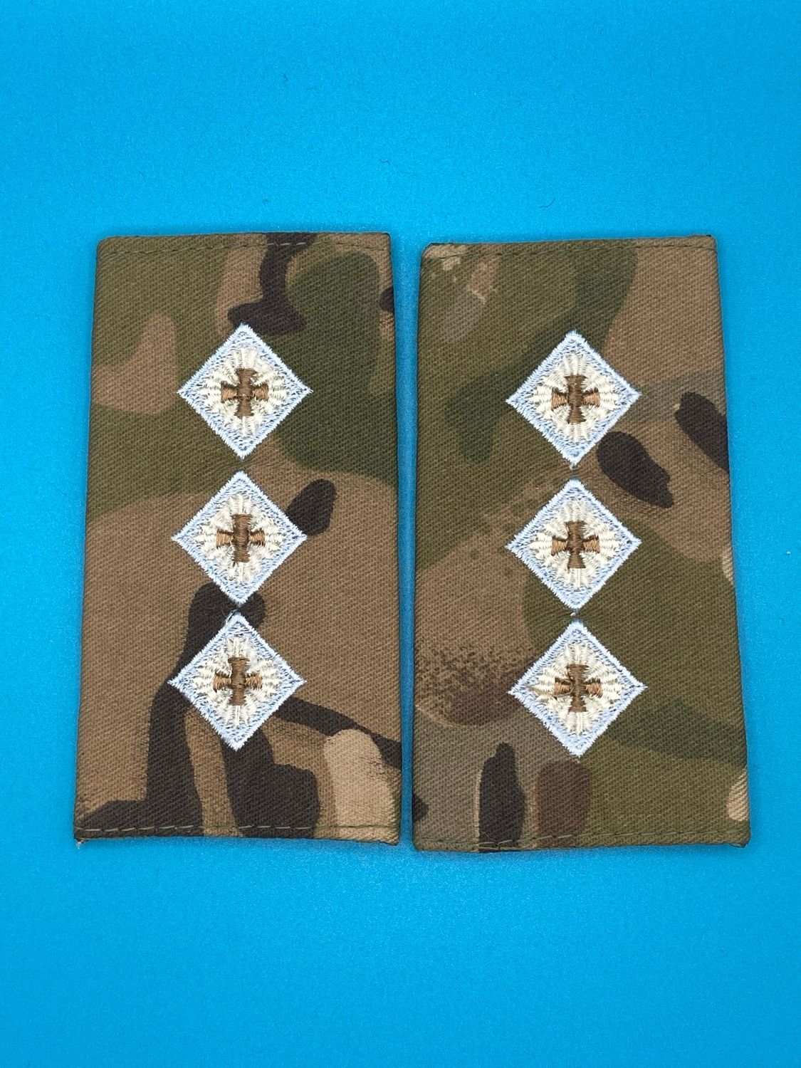 CIIIR MTP Rank Slides -Parachute Regiment PARA Captain Capt (Pair)