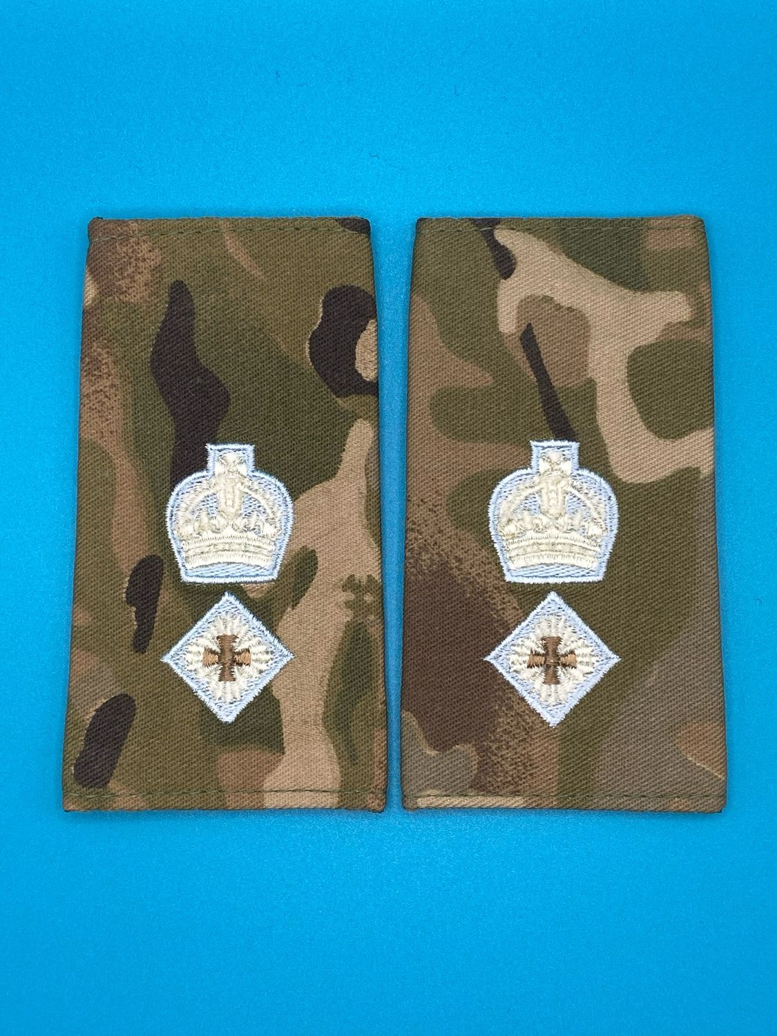 CIIIR MTP Rank Slides -Parachute Regiment PARA Lieutenant Colonel Lt Col (Pair)