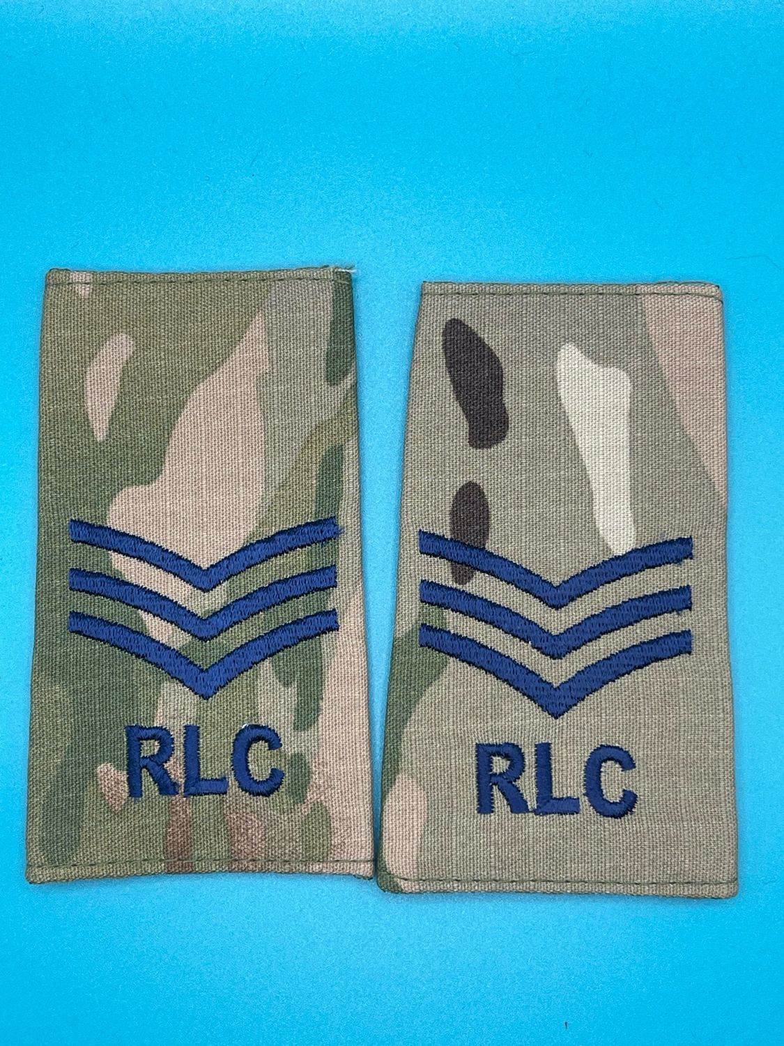 CIIIR MTP Rank Slides - Royal Logistic Corps RLC Sergeant Sgt (Pair)