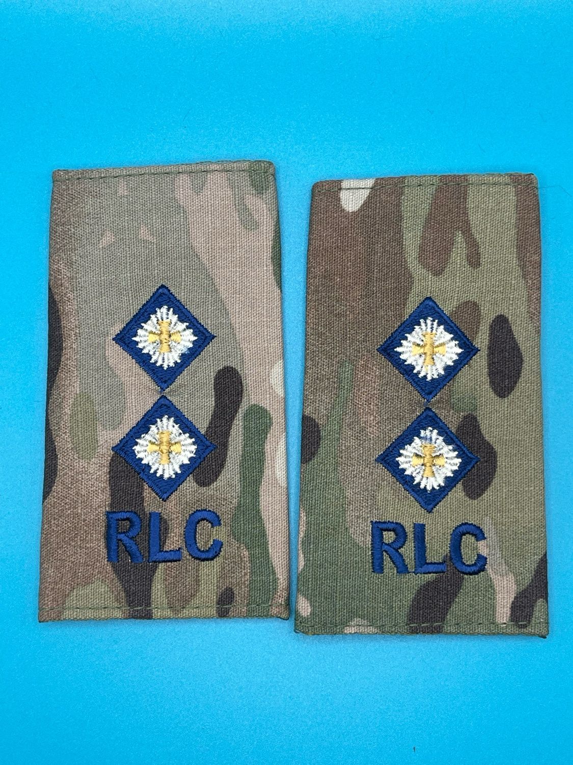 CIIIR MTP Rank Slides - Royal Logistic Corps RLC Lieutenant Lt (Pair)
