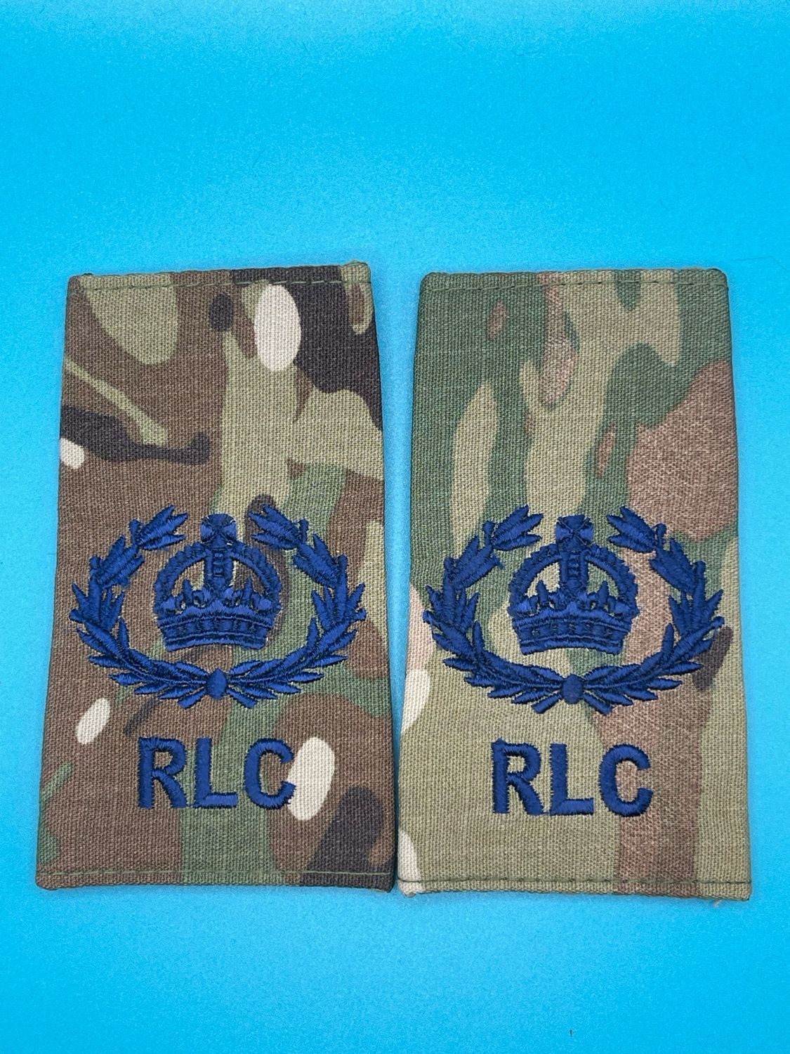 CIIIR MTP Rank Slides - Royal Logistic Corps RLC Warrant Officer Class Two WO2 RQMS SQMS QMSI (Pair)
